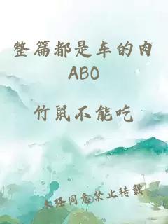 整篇都是车的肉ABO