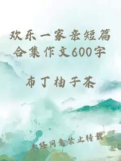 欢乐一家亲短篇合集作文600字