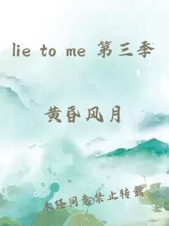 lie to me 第三季