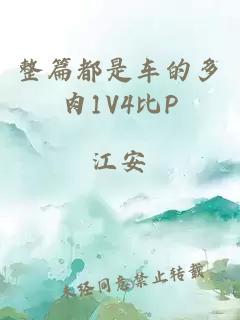 整篇都是车的多肉1V4比P