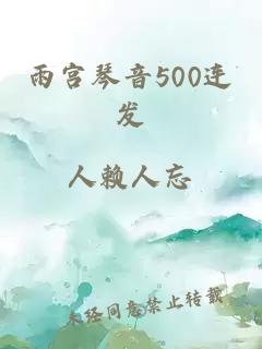 雨宫琴音500连发