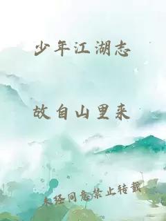 少年江湖志