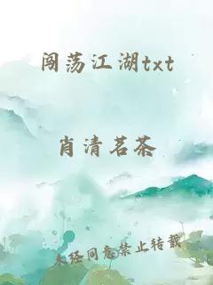 闯荡江湖txt