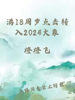 满18周岁点击转入2024大象