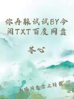 你再躲试试BY今闲TXT百度网盘