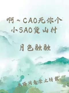 啊～CAO死你个小SAO货山村