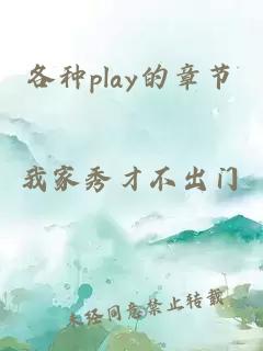 各种play的章节