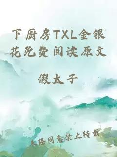 下厨房TXL金银花免费阅读原文