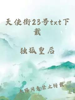 天使街23号txt下载