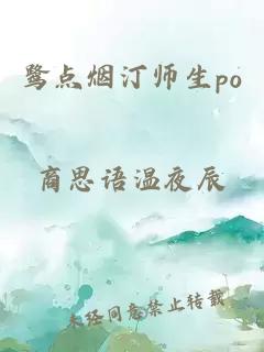 鹭点烟汀师生po