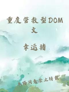 重度管教型DOM文