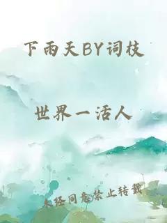 下雨天BY词枝