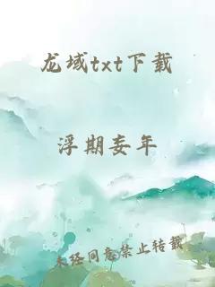 龙域txt下载