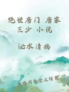 绝世唐门 唐家三少 小说