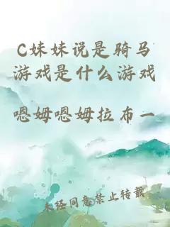 C妹妹说是骑马游戏是什么游戏