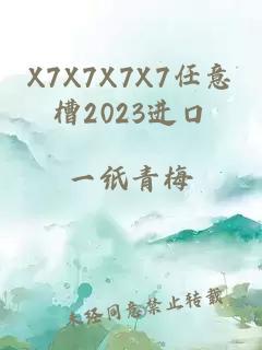 X7X7X7X7任意槽2023进口