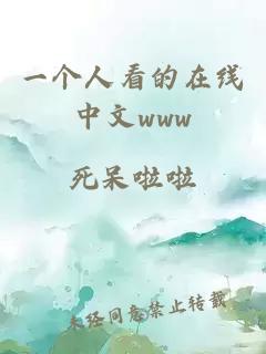 一个人看的在线中文www