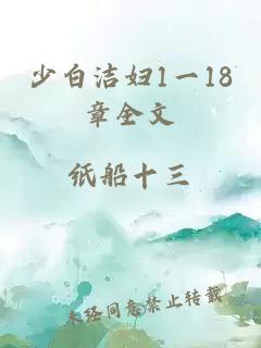 少白洁妇1一18章全文