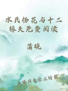 水氏杨花与十二轿夫免费阅读