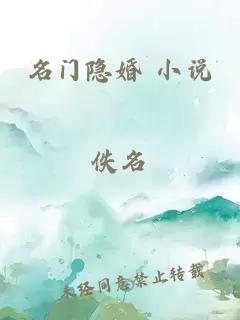 名门隐婚 小说