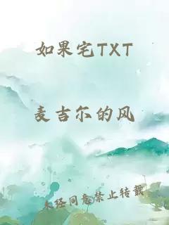 如果宅TXT