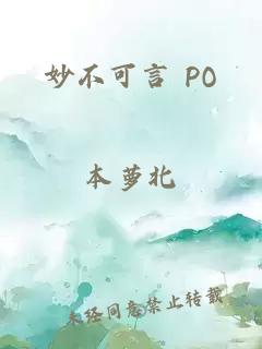 妙不可言 PO