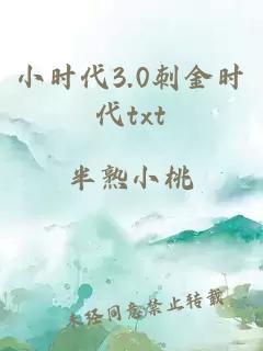 小时代3.0刺金时代txt