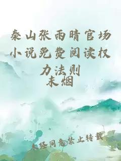 秦山张雨晴官场小说免费阅读权力法则