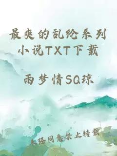 最爽的乱纶系列小说TXT下载