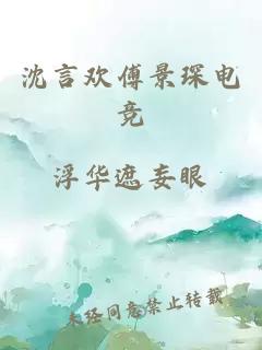 沈言欢傅景琛电竞