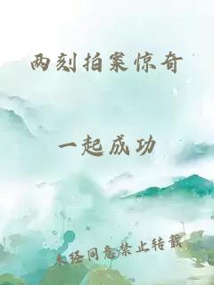 两刻拍案惊奇