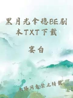 黑月光拿稳BE剧本TXT下载