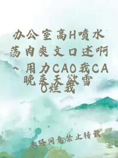 办公室高H喷水荡肉爽文口述啊～用力CAO我CAO烂我