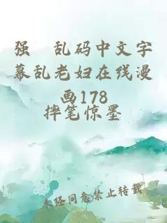 强奷乱码中文字幕乱老妇在线漫画178