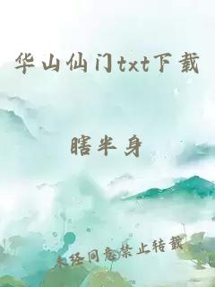 华山仙门txt下载