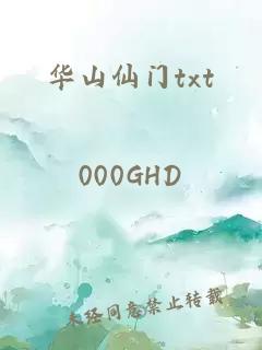 华山仙门txt