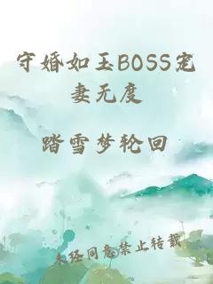 守婚如玉BOSS宠妻无度