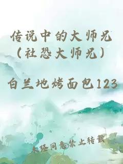 传说中的大师兄（社恐大师兄）