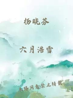 杨晓芬