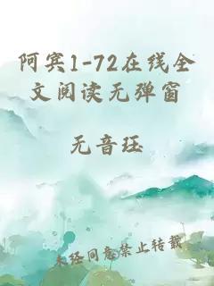 阿宾1-72在线全文阅读无弹窗