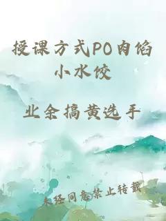 授课方式PO肉馅小水饺